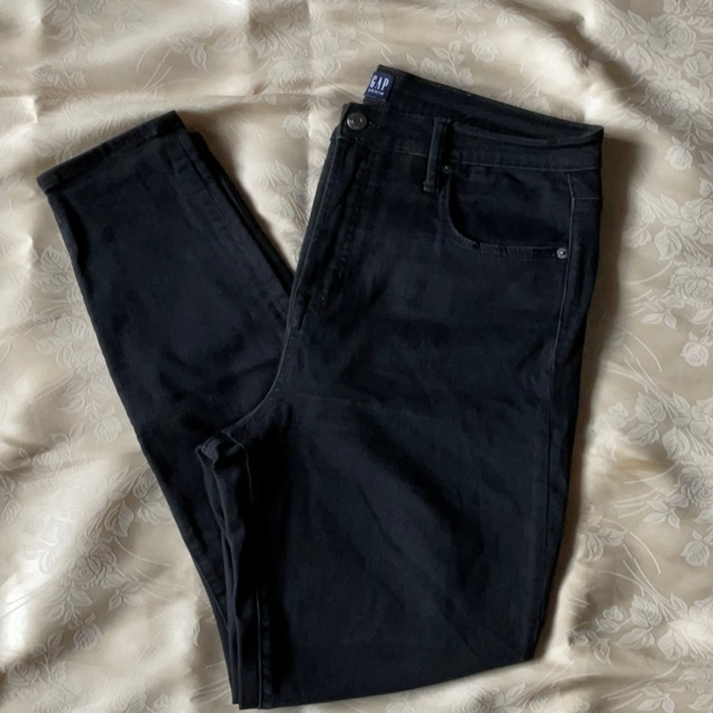 Gap True Skinny Dark Grey Jeans size 14/32R